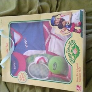 NIB cabbage patch kids tennis outfit with accessories